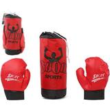 Röda - Säckhandskar Boxningsset BigBuy Boxing Set