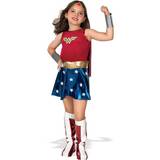 Film & TV - Guld Dräkter & Kläder Rubies Deluxe Kids Wonder Woman Costume