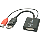 Lindy DVI-Displayport/USB A M-F 0.2m