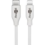 Goobay Rund - USB-kabel - Vita Kablar Goobay USB C-Lightning 2m