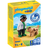 Playmobil Figuriner Playmobil Vet with Dog 70407
