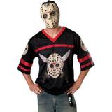 Rubies Beige Maskeradkläder Rubies Adult Jason Hockey Jersey & Mask