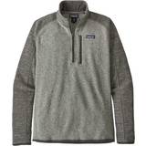 Patagonia Better Sweater 1/4-Zip Fleece Jacket - Nickel w/Forge Grey