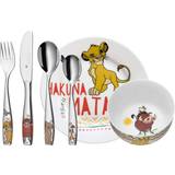 Porslin - Vita Barn- & Babytillbehör WMF Lion King Children's Cutlery Set 6-piece