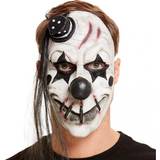 Clowner Maskerad Ansiktsmasker Smiffys Läskig Clown Mask