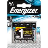 AA (LR06) Batterier & Laddbart Energizer AA Max Plus 4-pack