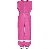 Reflexer Regnbyxor Playshoes Rain Pants with Fleece Bib - Pink (408625)