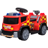 Brandmän Springcyklar Nordic Play Speed Electric Car Fire Truck 6V