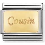 Nomination Composable Classic Cousin Link Charm - Silver/Gold
