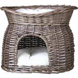 Trixie Wicker Cave with Bed on Top 54x43x37cm