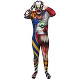Blå - Clowner Maskeradkläder Morphsuit The Clown Morphsuit
