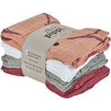 Multifärgade Tygblöjor Pippi Cloth Diapers 8-pack Mist Rose