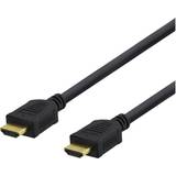 HDMI-kablar - Svarta Deltaco HDMI-HDMI 10m