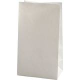 Papper Present- & Kalaspåsar Creotime Party Bags White 100-pack