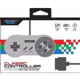 Nintendo Entertainment System Handkontroller Retro-Bit NES Classic 16-Bit Controller - Grey/Black