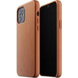 Apple iPhone 12 - Gröna - Läder / Syntet Mobilskal Mujjo Full Leather Case for iPhone 12/12 Pro