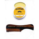 Golden Beards Skäggstylingset Golden Beards Moustache Wax + GB 71 Comb Kit