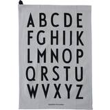 Hemtextil Design Letters Classic 2-pack Kökshandduk Grå (60x40cm)