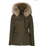 Hollies XXS Ytterkläder Hollies Livigno Jacket - Green (Real Fur)