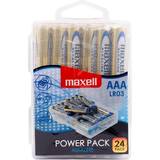 AAA (LR03) - Alkaliska Batterier & Laddbart Maxell LR03 AAA Compatible 24-pack