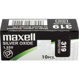 Klockbatterier - Silveroxid Batterier & Laddbart Maxell SR527SW (319) Compatible 10-pack