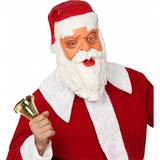 Vit Tomtemasker Hisab Joker Santa Stretch Latex Mask