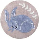 Sebra Bluebell the Bunny Woven Floor Mat 120x120cm
