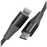 Anker Skärmad Kablar Anker PowerLine+ II USB C-Lightning 0.9m