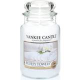 Yankee Candle Med lock Inredningsdetaljer Yankee Candle Fluffy Towels Large Doftljus 623g