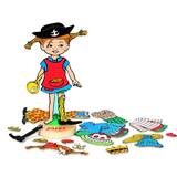 Aktivitetsleksak om leksaker Pippi Longstocking Swaps Magnet Doll