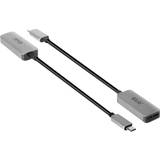 DisplayPort - DisplayPort-kablar - USB C Club 3D USB-DisplayPort M-F 0.2m