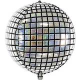 Examina Ballonger Foil Balloon Disco Ball Silver 40cm