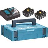 Makita Batterier - Verktygsbatterier Batterier & Laddbart Makita 2xBL1860B + DC18RC