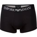 Emporio Armani Herr Kalsonger Emporio Armani Stretch Cotton Boxer - Black
