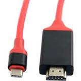 3.1 - HDMI-kablar - Rund MTK HDMI-USB C 2m