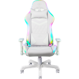 RGB LED belysning Gamingstolar Deltaco RGB Gaming Chair - White