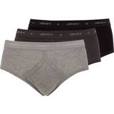 Jockey Classic Y-Front Brief 3-Pack - Black/Gray/Graphite