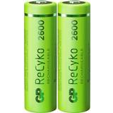 GP Batteries Batterier Batterier & Laddbart GP Batteries ReCyko AA Battery 2600mAh 2-Pack
