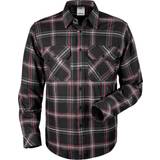 Flanellskjortor - Herr Fristads Kansas 7421 MSF Flannel Shirt - Black