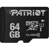 Patriot Minneskort & USB-minnen Patriot LX microSDXC Class 10 UHS-I 64GB