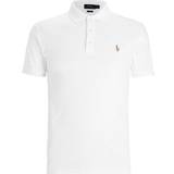 Polo Ralph Lauren Herr - S Pikétröjor Polo Ralph Lauren Slim Fit Interlock Polo Shirt - White