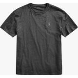 Polo Ralph Lauren Herr - Svarta T-shirts Polo Ralph Lauren Custom Slim Fit Crewneck T-shirt - Black Marl Heather