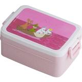 Mikrovågsugnssäker Matlådor Moomin Lunch Box Sea Pink