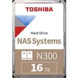 Toshiba S-ATA 6Gb/s Hårddiskar Toshiba N300 HDWG31GUZSVA 512MB 16TB
