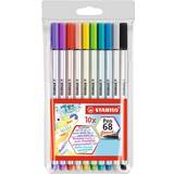 Stabilo Penselpennor Stabilo Pen 68 Premium Coloring Felt Tip Brush 10-pack