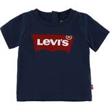Tryckknappar T-shirts Barnkläder Levi's Batwing T-shirt - Dress Blues (6E8157-U09)