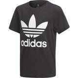 Jersey Barnkläder adidas Junior Trefoil T-shirt - Black/White (DV2905)