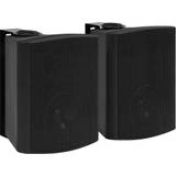 Stereo pairing/True wireless stereo (TWS) Vägghögtalare vidaXL Wall-Mounted Stereo Speakers 120W