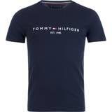 Tommy Hilfiger Överdelar Tommy Hilfiger Logo T-shirt - Sky Captain