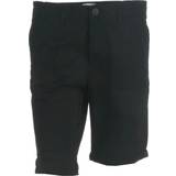 Bomull - Herr Shorts Jack & Jones Bowie Solid Chino Shorts - Black